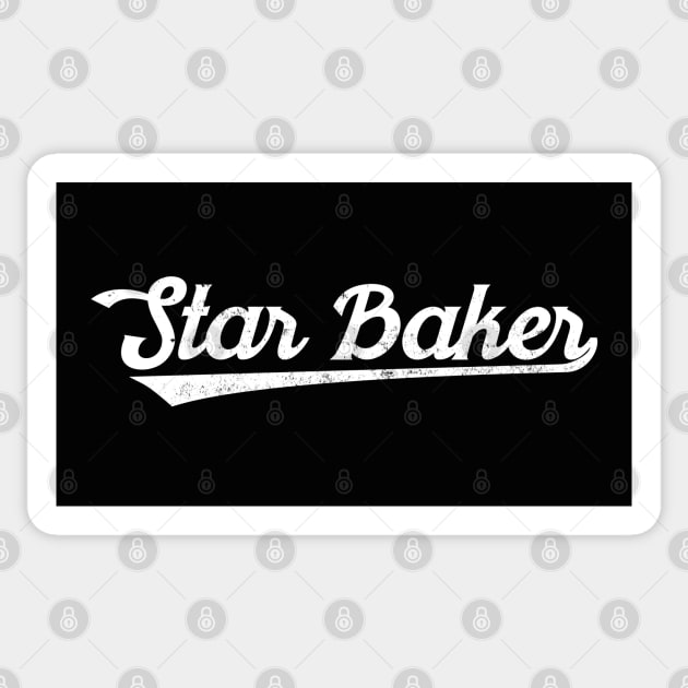 retro star baker Sticker by shimodesign